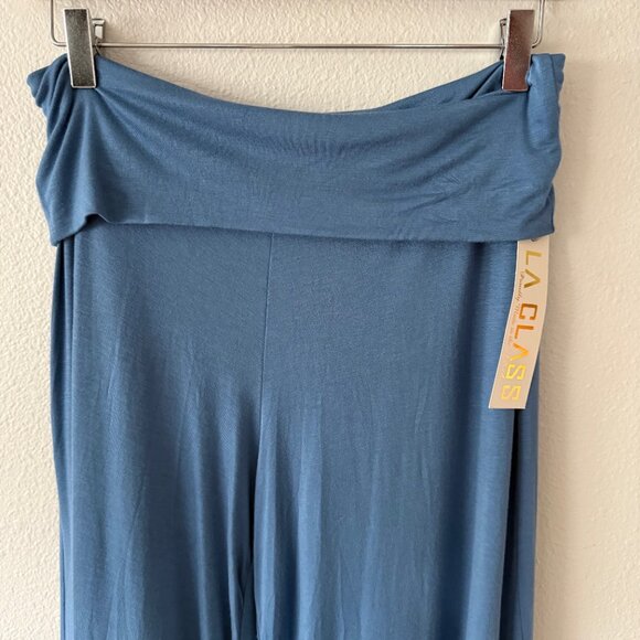 NWT LA CLASS Palazzo Pants‎ Blue Size Large - Picture 3 of 7